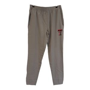 Texas Tech Red Raiders Grey Athletic Jogger Pants Mens M NEW Rivalry Threads